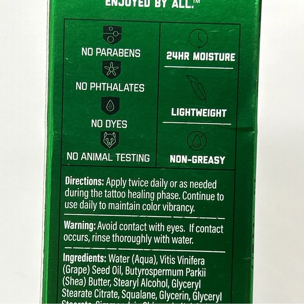2 BRUT‎ Tattoo Care Lotion, Enhances + Restores, 24 HR Moisturization